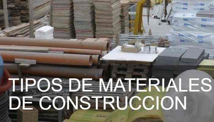 tipos de materiales de construcción